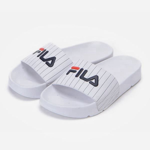 Chinelos Fila Mulher Branco - Fila Drifter Stripes Portugal Online,ROTN-01675